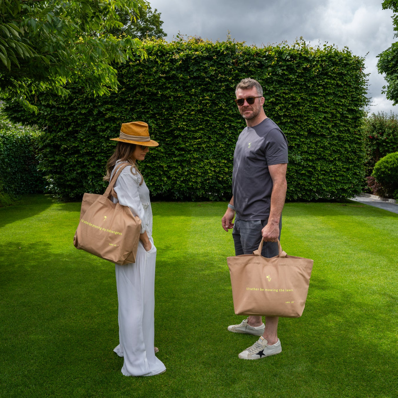 Tote Bag 'I'd Rather Be Mowing the Lawn'