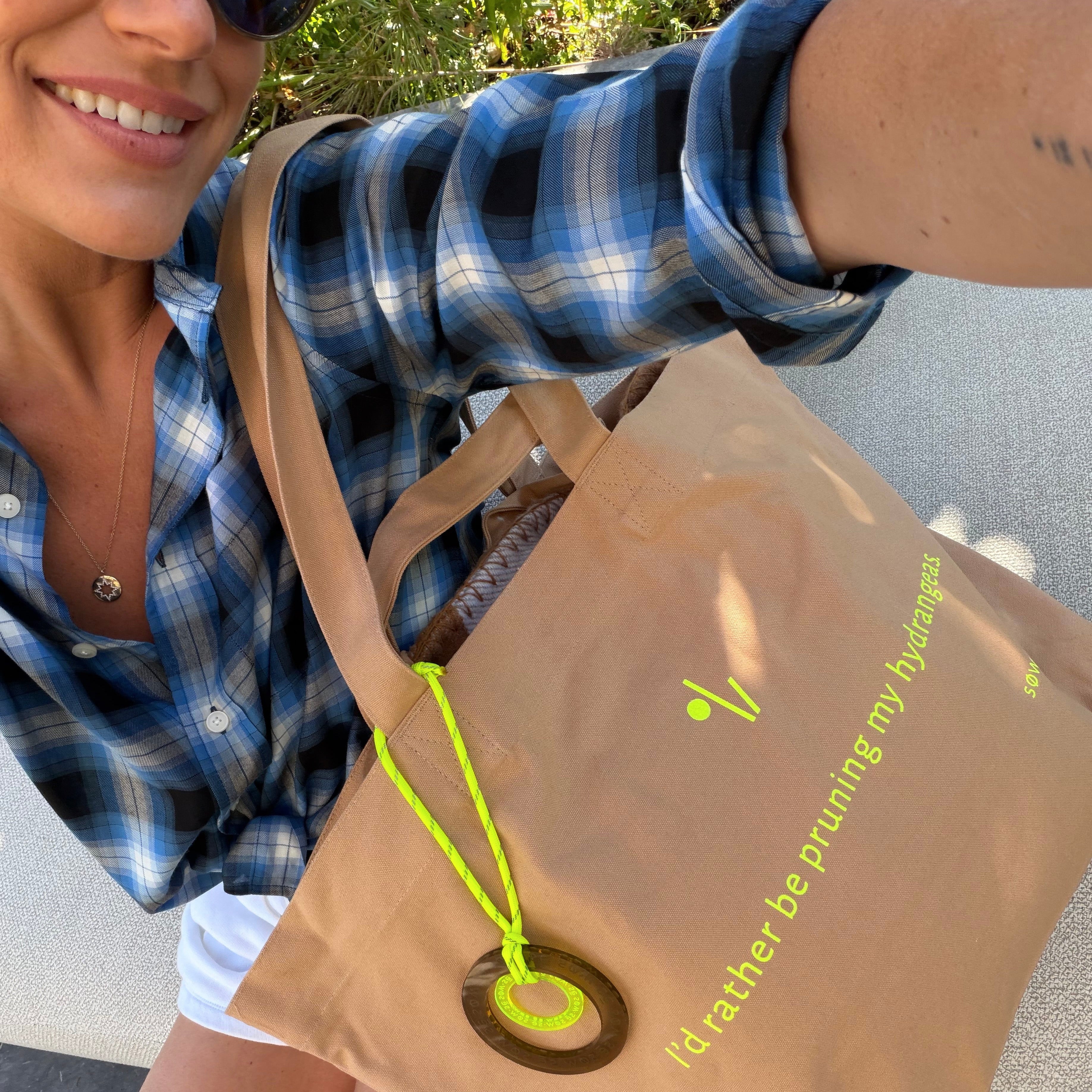 Tote Bag 'I'd Rather Be Pruning My Hydrangeas'