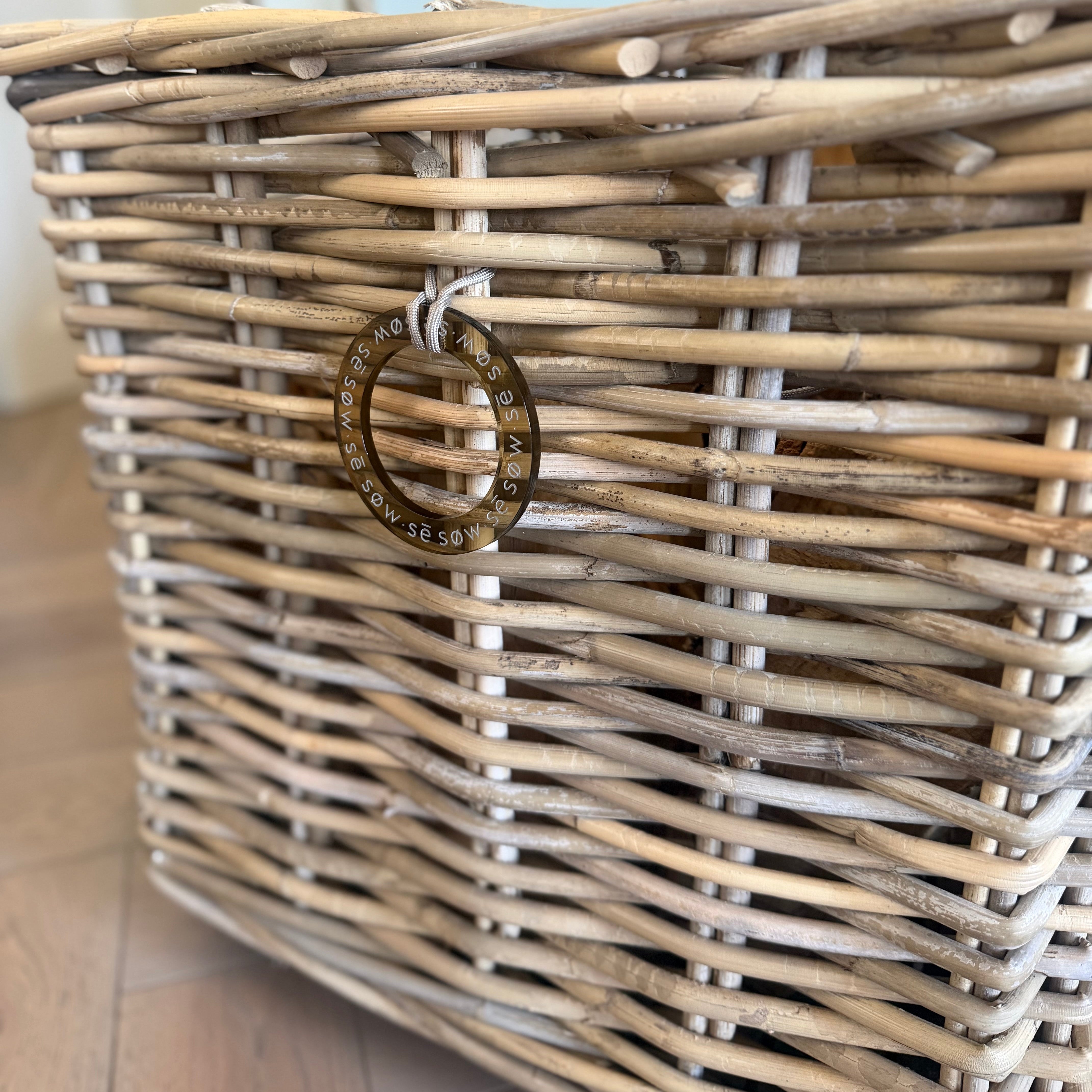 Rattan Log Basket
