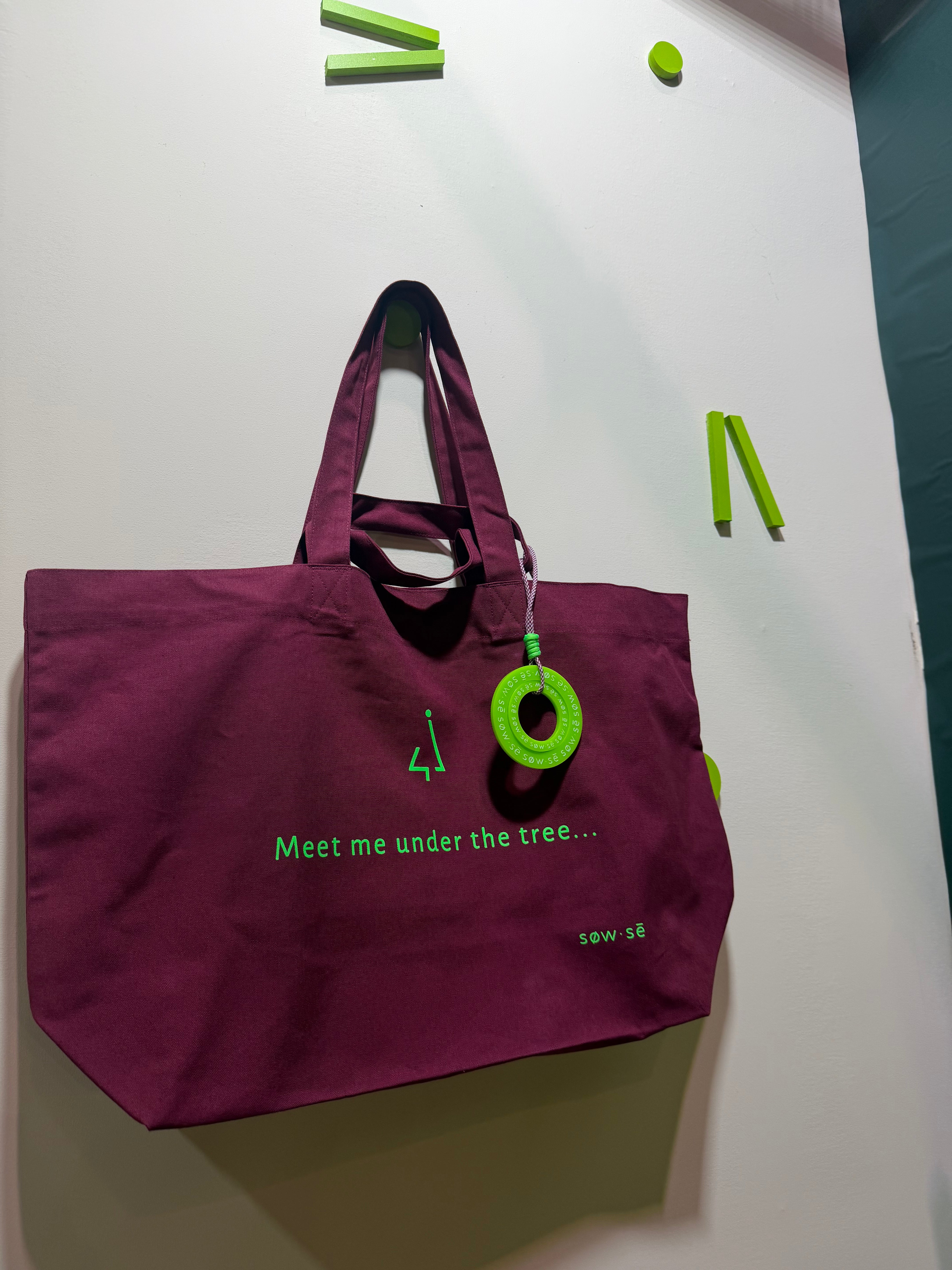Christmas Tote Bag 'Meet me under the tree...'