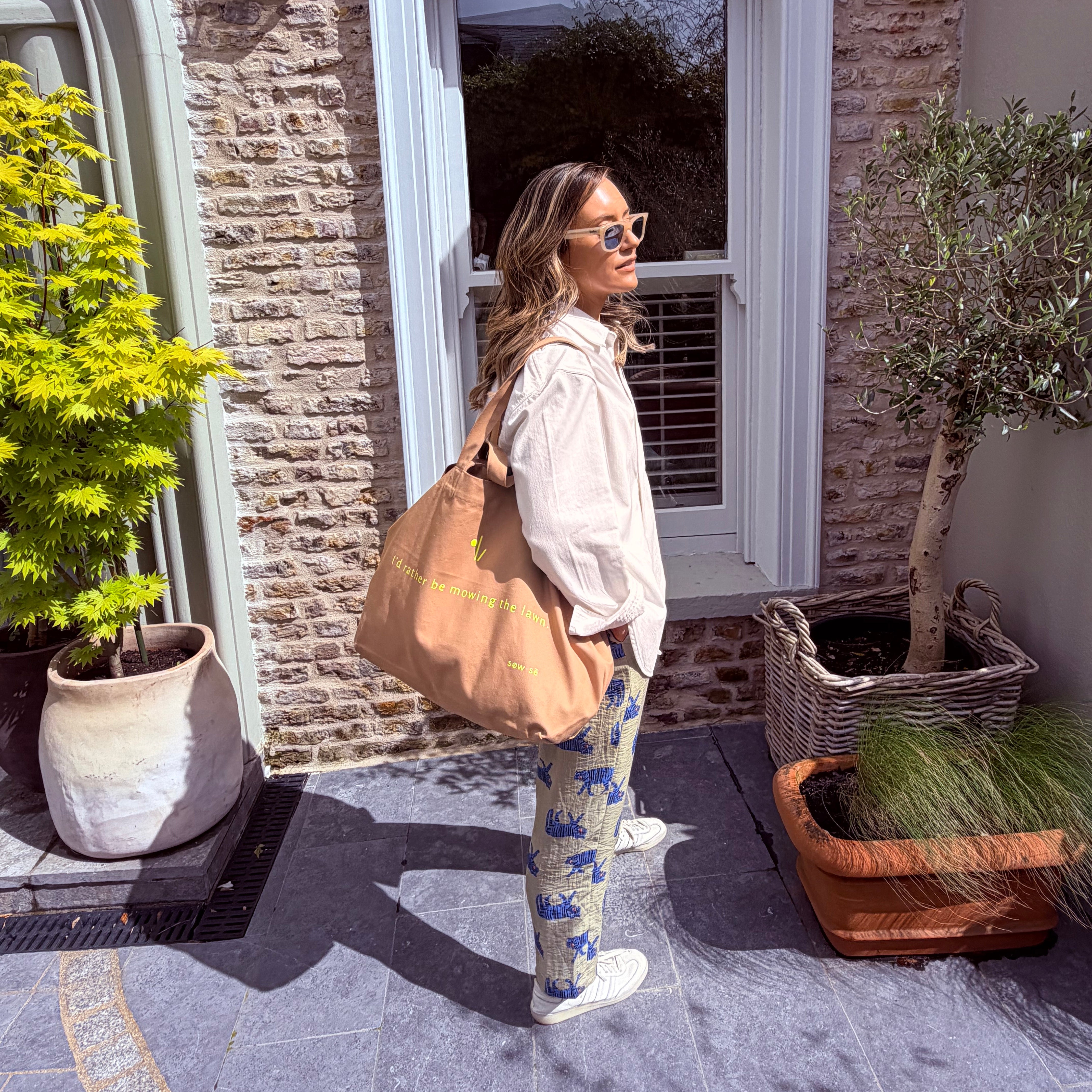 Tote Bag 'I'd Rather Be Mowing the Lawn'